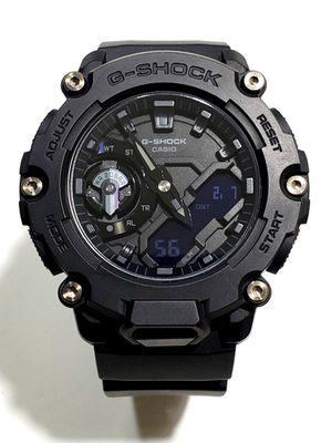 GAHGA GAHMIT ブラック CASIO G-SHOCK GA-2200BB-1A Black Resin Carbon Core Guard Analog