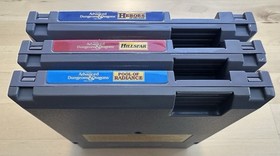 AD&D Heroes of the Lance w/Manual, Hillsfar, Pool of Radiance Rare NES Games Lot