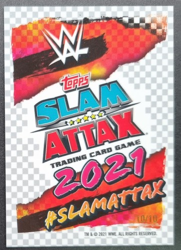 2021 WWE Topps Card Apollo Crews /10 BLACK REFRACTOR Breakout Stars #82964 - Picture 2 of 2