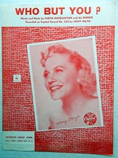 MARY MAYO Sheet Music WHO BUT YOU CRITERION Publ. 50's POP VOCAL