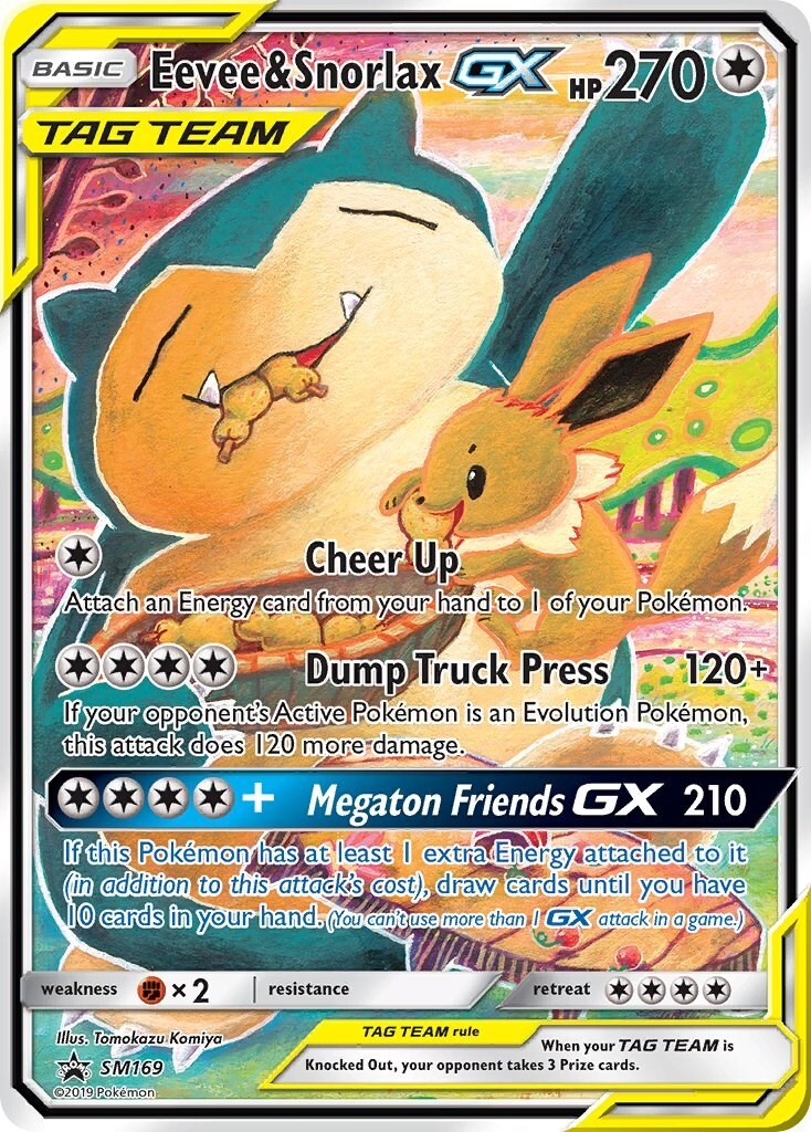 Eevee & Snorlax GX SM169 Sm Promos Holo | eBay