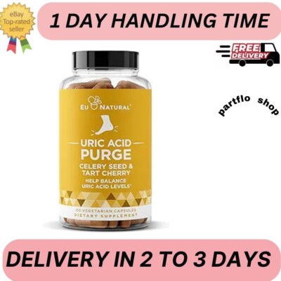 Uric Acid Purge, Celery Seed & Tart Cherry, 60 Vegetarian Capsules