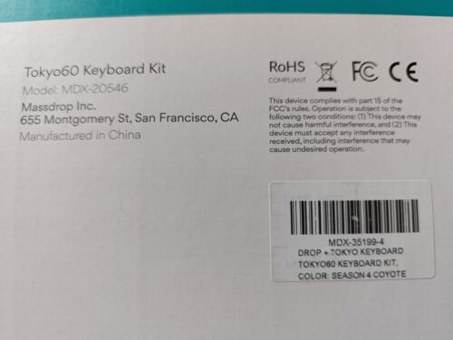 Tokyo 60 mechanical keyboard DIY KIT 60% HHKB hotswap with acrylic diffuser - Picture 2 of 7