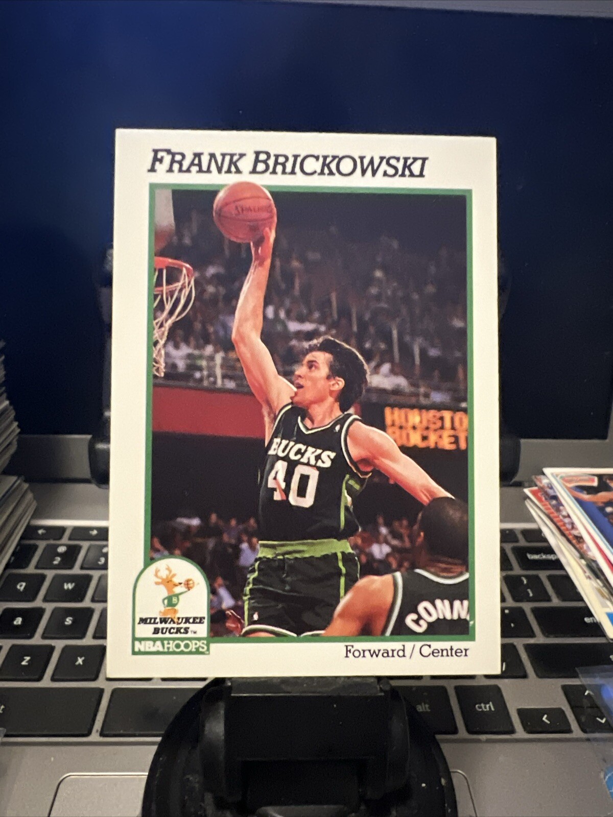 1991 NBA Hoops #115 Frank Brickowski Milwaukee Bucks