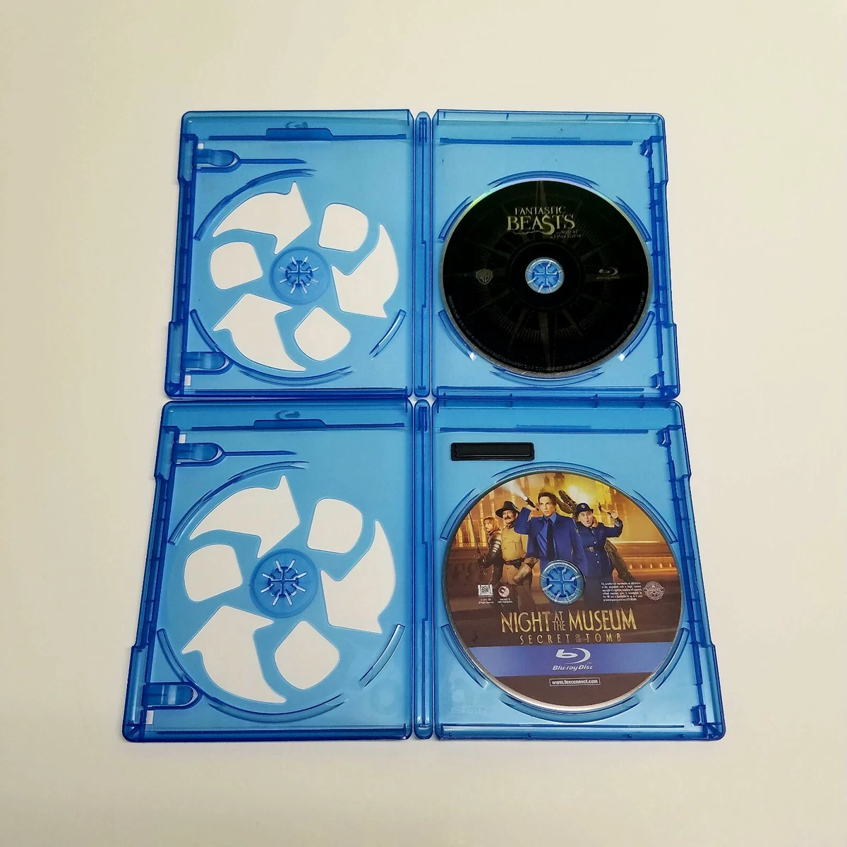 2 Blu Ray Movies | Night At The Museum 3 & Fantastic Beasts | Free Shipping
