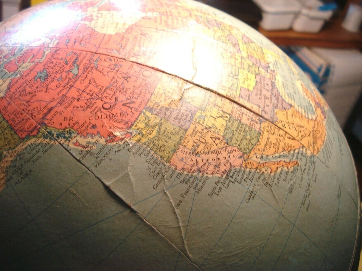 Vintage World Globe 12