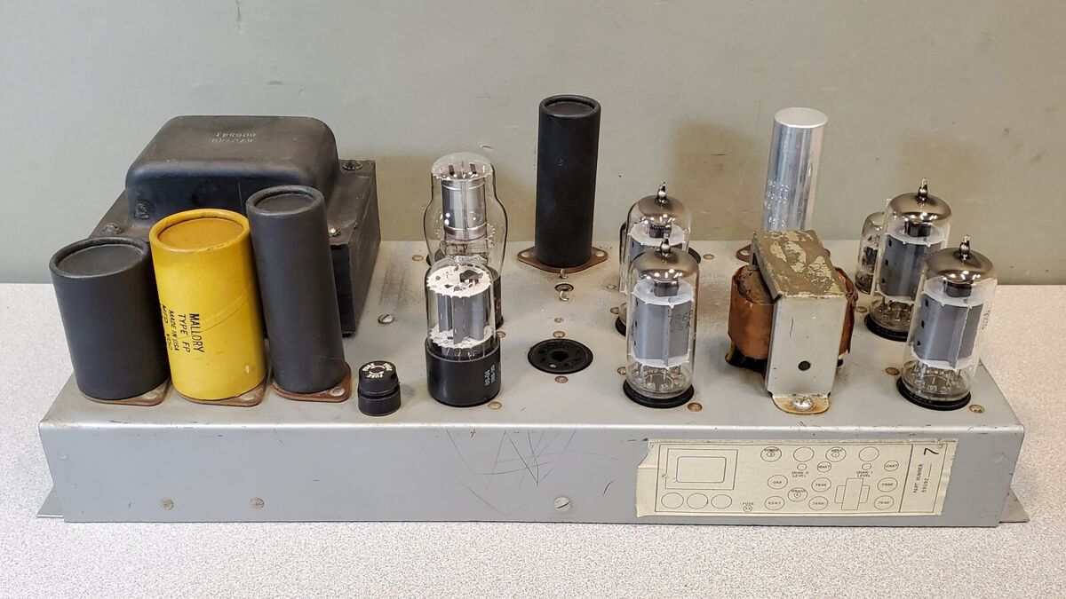 Vintage Conn 59092 7-Tube 2-Channel Power Amplifier, 0A3 Vintage Conn 59092 7-Tube 2-Channel Power Amplifier, 0A3