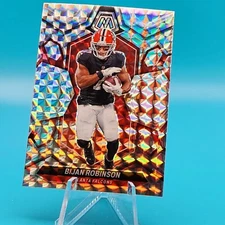 Bijan Robinson 2024 Panini Mosaic Silver Prizm Atlanta Falcons #9