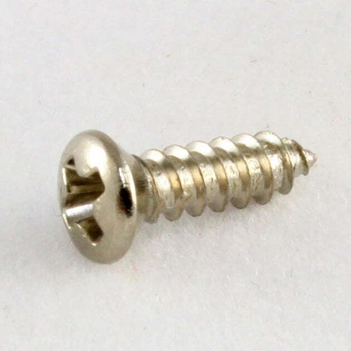Allparts GS-0050 Gibson Size Pickguard Screws - Nickel, Pack of 100 - 第 1/1 張圖片