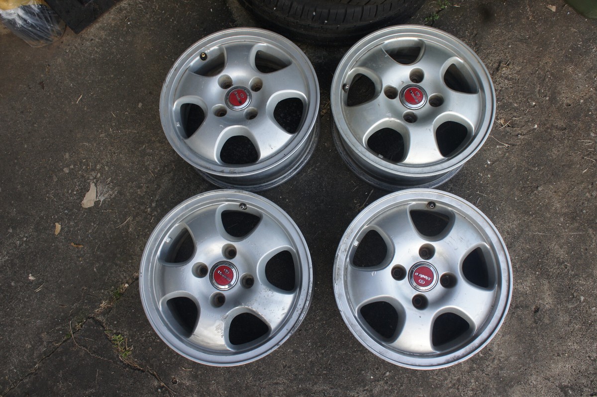 2/2[美品] HONDA ENKEI 純正 R15 4x100 アルミホイール Yahoo!オークション -「エンケイenkei」(15インチ) (ホイール)の