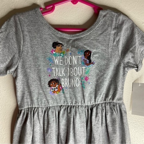 Disney Encanto We Don't Talk About Bruno Dress Size 4T - Picture 5 of 6