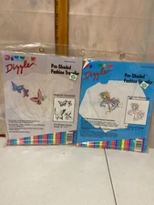 Dizzle Pre-Shaded Fashion Transfer #50038 CAROUSEL HORSE & Butterflies #50005