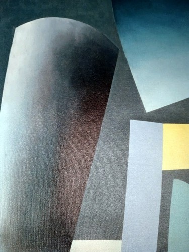 JEAN HELION COMPOSICIÓN ABSTRACTA ARTE MODERNO IMPRESIÓN GICLEE LIENZO FINO - Imagen 2 de 10