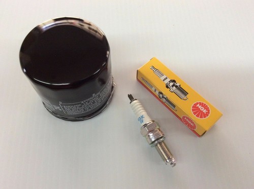 KAWASAKI PRAIRIE KVF360 2003-2012 NGK SPARK PLUG & HiFlo OIL FILTER - Afbeelding 1 van 1