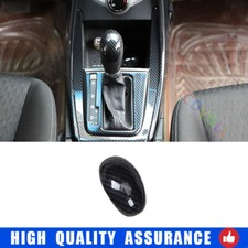 Cubierta de perilla de cambio de marchas de consola central de fibra de carbono para Hyundai Elantra 2011-2016