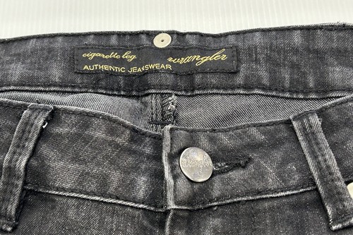 Ladies size 9 Black WRANGLER Cigarette Leg Slim denim Jeans - VGC 8-10 - Picture 4 of 5