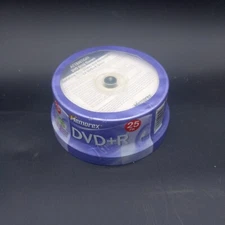 NEW Memorex Blank Recordable DVD+R 16x 4.7GB 120min Video 25 Pack Spindle Sealed