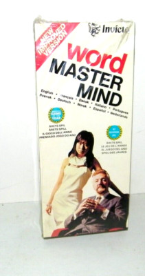 Invicta Word Master Mind 1975 New Improved Version Board Game Sealed