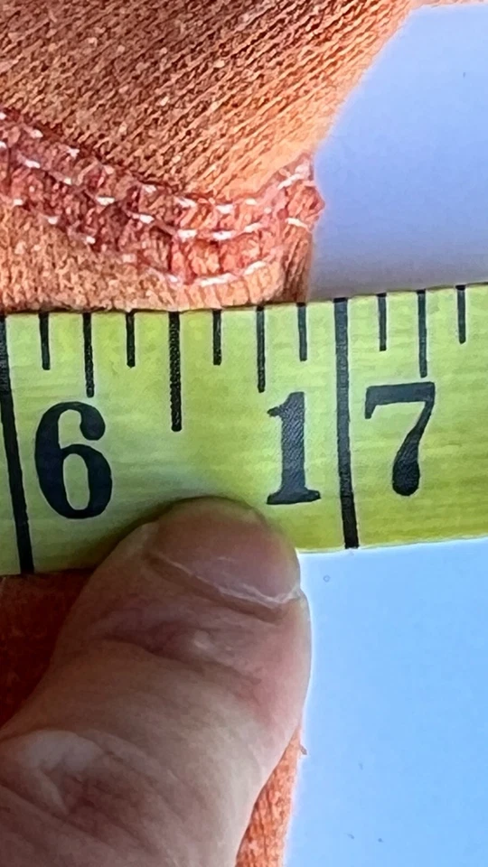 Hollister Hoodie Junior Women's Size Medium M Orange Long Sleeve Y2k Sweatshirt - Image 4 of 4