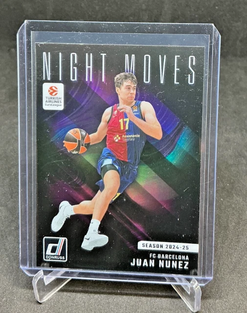 2024/25 Donruss Basketball Euroleague Night Moves JUAN NUNEZ Case Hit SSP #10