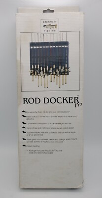 PRO 12 Rod Docker Organized Fishing Heavy Duty Durable Fishing Rods Holder
