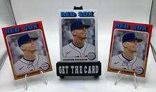 2024 Topps Heritage WHITE BORDER & Base Vaughn Grissom, Boston Red Sox