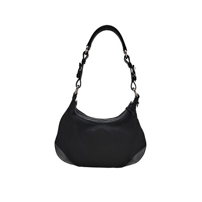 ショルダーバッグ・ポシェット × ヴィンテージ(中古) Prada Tessuto Hobo Bag Prada Tessuto Nylon w/ Calf Leather Trim Hobo Bag | eBay