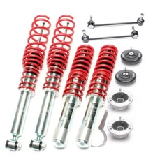 TA Technix Premium Gewindefahrwerk inkl. 4 Domlager Koppelstangen für BMW E39