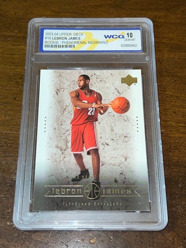 WCG 10 GEM #16 LEBRON JAMES RC THE MAGIC TOUCH 2003-04 UPPER DECK ROOKIE - Bild 1 von 2