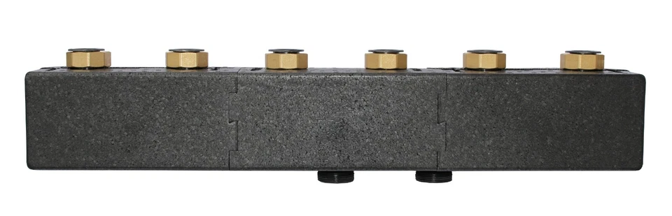 Verteilerbalken Verteiler für Pumpengruppen mit 125mm Abstand 2-5 Anschlüsse - Bild 4 von 4