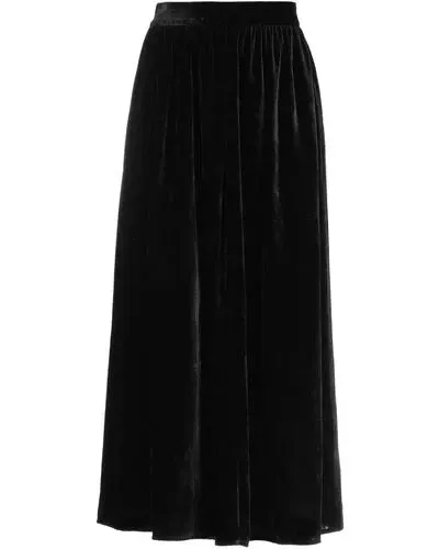 Black rayon maxi skirt hotsell