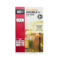 Sylvania Double Life Soft White (60 Watts),4 Count, New, Free Shipping Sylvania Double Life Soft White (60 Watts),4 Count, New, Free Shipping