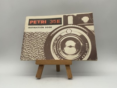 Petri 35E Instruction Book Bedienungsanleitung Englisch