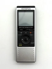 Olympus VN-722PC Digital Voice Recorder Black/Silver - Tested Works (SEE VIDEO!)