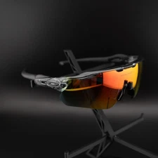 NEW Oakley Radar EV Path Polarized Sunglasses Dark Ink  /Red / CRR