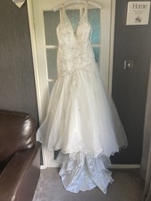 Trudy Lee Ivory lace Wedding Dress  UK Size 12