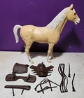Vintage Thunderbolt Horse From The Johnny West Series By Marx Complete
