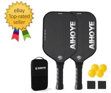 PRO Pickleball Paddles- Raw T700 Carbon Fiber Textured Surfa... Fast Ship