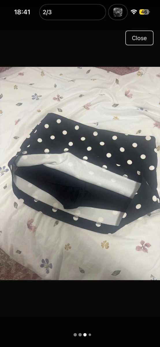 Minifalda a lunares de Bershka talla S