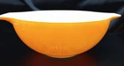 PYREX Yellow Daisy Sunflower #444 4 Qt Cinderella Mixing Nesting Bowl Orange 13"