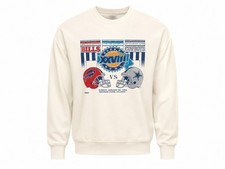 Vintage 1993 Super Bowl XXVIII Sweatshirt XL Cowboys Bills Trench NFL USA