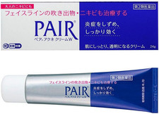 Pair Acne Cream ? LARGE 24G Size ? Authentic Japanese Formula for Pimples, Redne