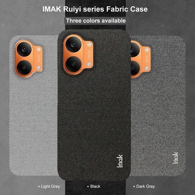 IMAK For XiaoMi Poco X8 Pro Max, Luxury Texture Fabric Touch Cloth Case Cover