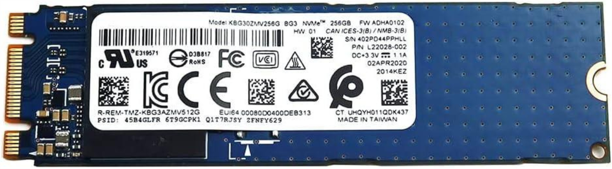 内蔵型SSD TOSHIBA KBG30ZMV256G 256GB SSD KBG30ZMV256G-lg.jpg