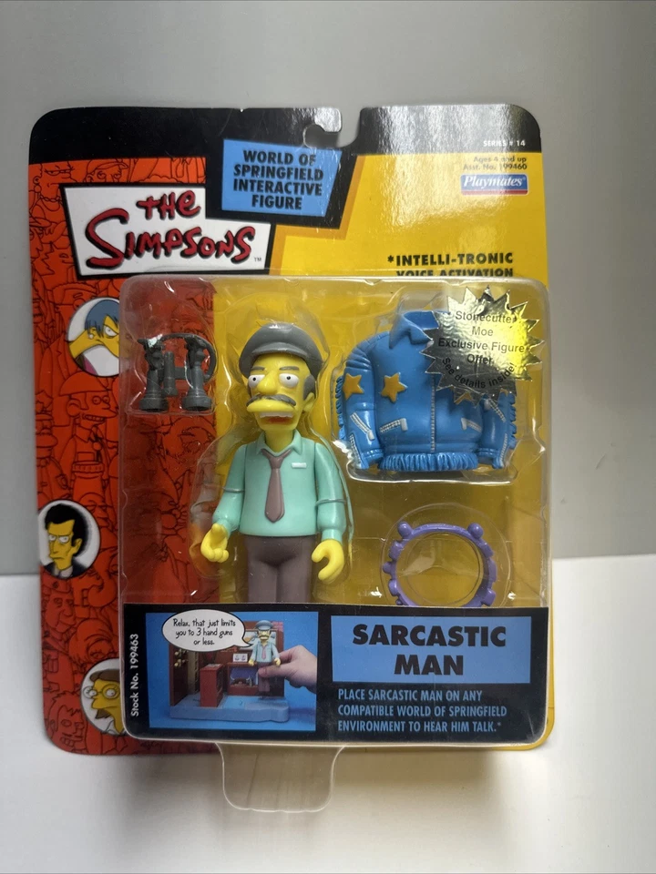 Juego Los Simpson (5) Serie 14 Figuras Luigi Boltz Louie Hoover Sarcast Playmate Foto 4 de 4