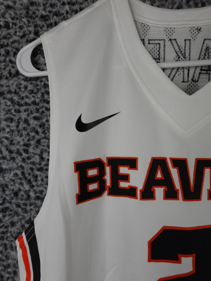 Nike Oregon State Beavers Baker #2 NCAA Jersey Sz 48 White USA Stitched PAC 12 - Image 2 of 4