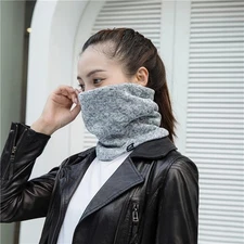 Unisex Winter Cashmere Ring Scarf Warm Knit Snood Neck Warmer Mask