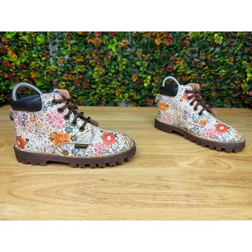 Doc Martens The Original New England Floral Vintage Boots Preschool Kids 11 - Picture 4 of 12