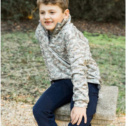 Bailey Boys Performance Half Zip - Camo NWT size 10 - Picture 3 of 7