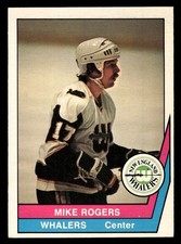 1977-78 O-Pee-Chee WHA #17 Mike Rogers